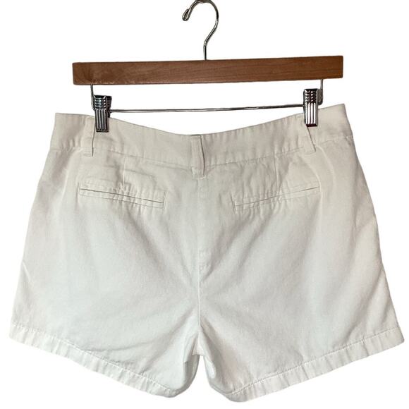 J Crew Factory 5" Classic Chino Short White Size 8 Pockets - Picture 14 of 15
